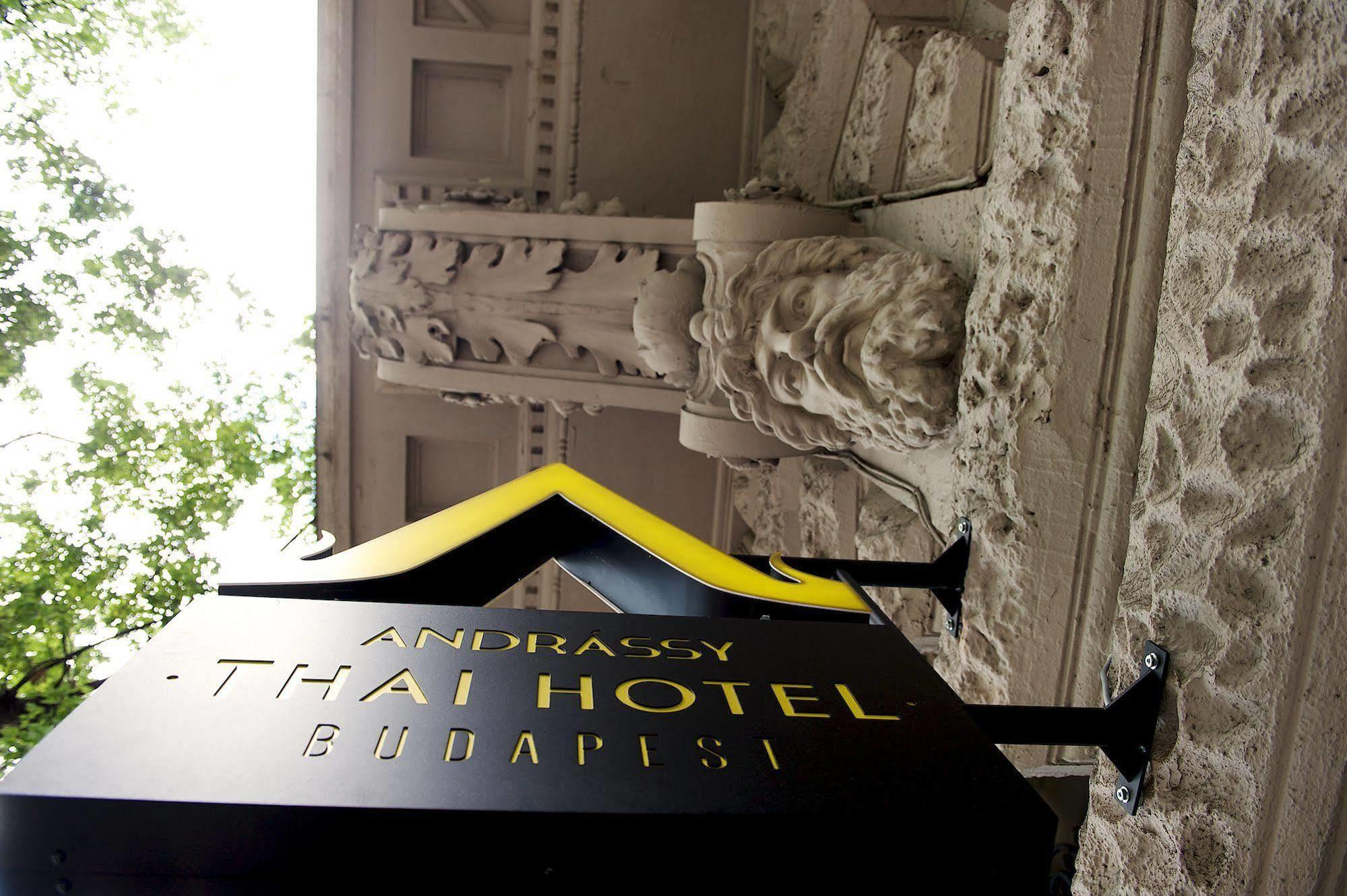 Andrassy Thai Hotel Budapest Eksteriør billede